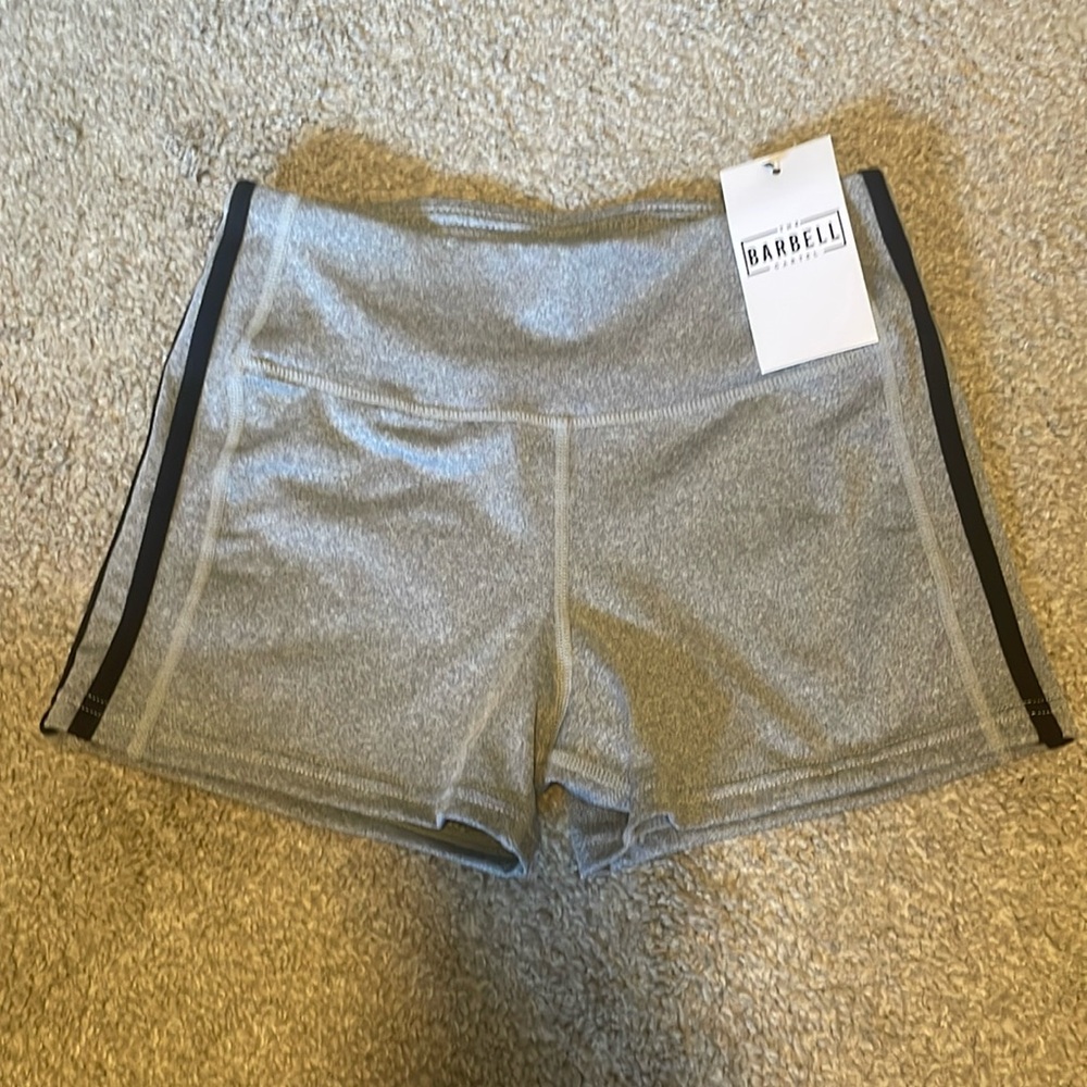 The barbell cartel shorts small NWT